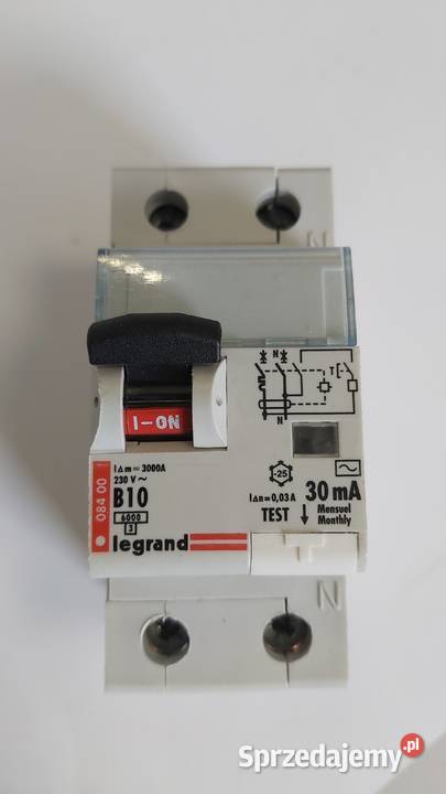 Wyłącznik różnicowoprądowy Legrand B10 30mA Elektryka i akcesoria Wyszków