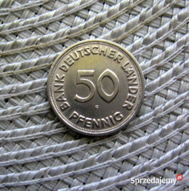 Niemcy 50 Pfrnnig 1949r F Lander wielkopolskie