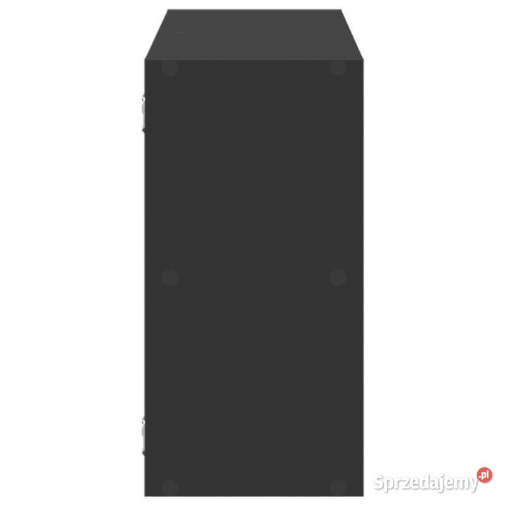 Półka ścienna czarna 100x25x50 materiał Warszawa sprzedam