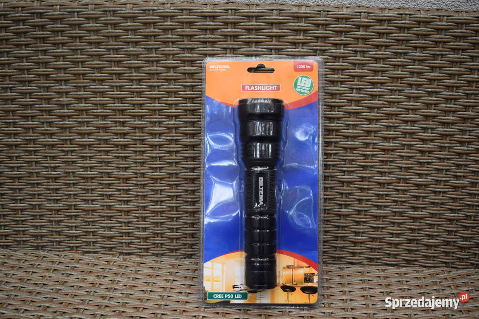 Latarka Długa na 9 Baterii Ledowa Okazja Olsztyn Latarki i oświetlenie