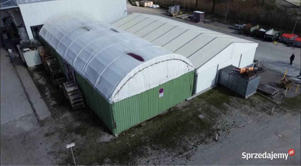 Hala Namiotowa 252m2 SOLIDNA Garaż Gotowa do