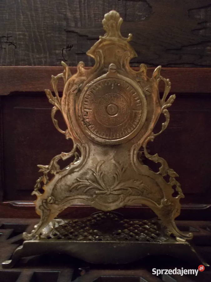 Zegar Mosiężny Kominkowy StojącyZłote Szczecin