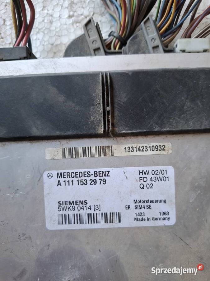 Komputer Sterownik Silnika Mercedes W203 lubelskie Wisznice