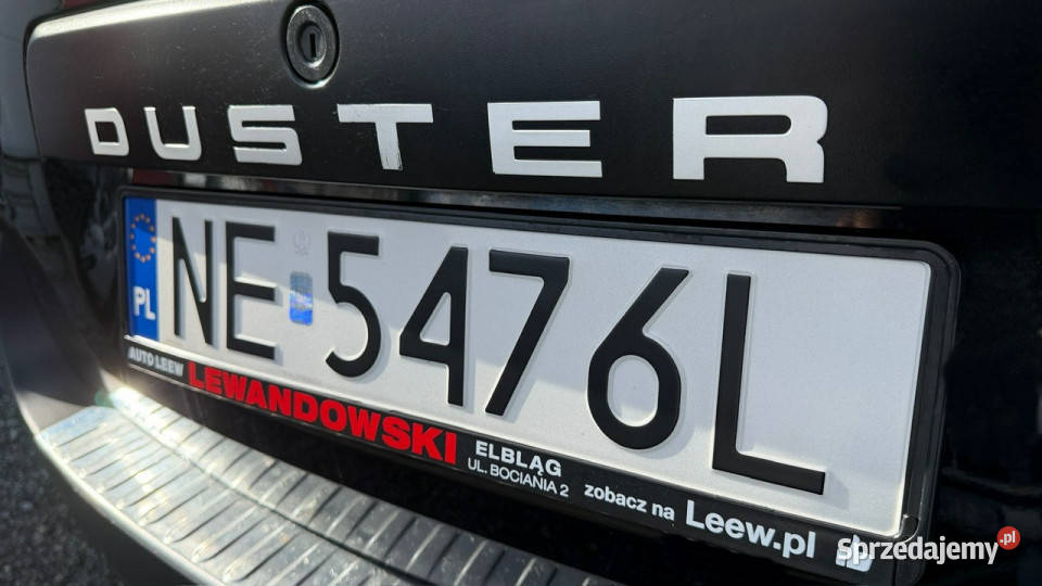 Dacia Duster Benzyna Zarejestrowany Ubezpieczony ABS Elbląg