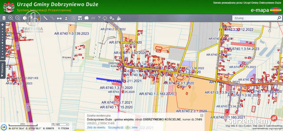 Grunt 2902m Dobrzyniewo Kościelne