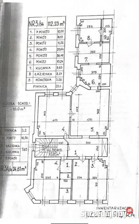 Mieszkanie 117m2 4 pokoje kominek centrum 117m2