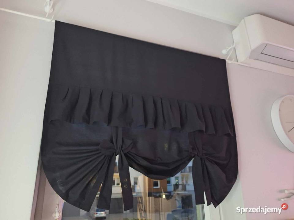 roleta panel kolor czarny szer 100 wys90 bawełna Włocławek sprzedam