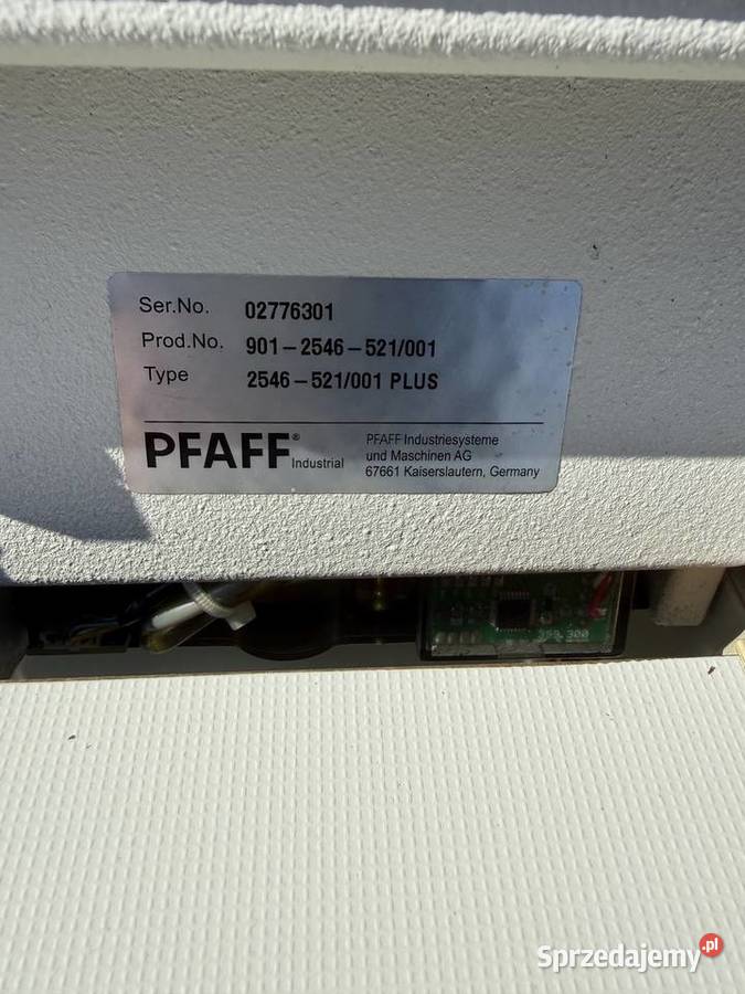 Pfaff 2546 521001 PLUS maszyna do szycia automat mazowieckie Łaskarzew