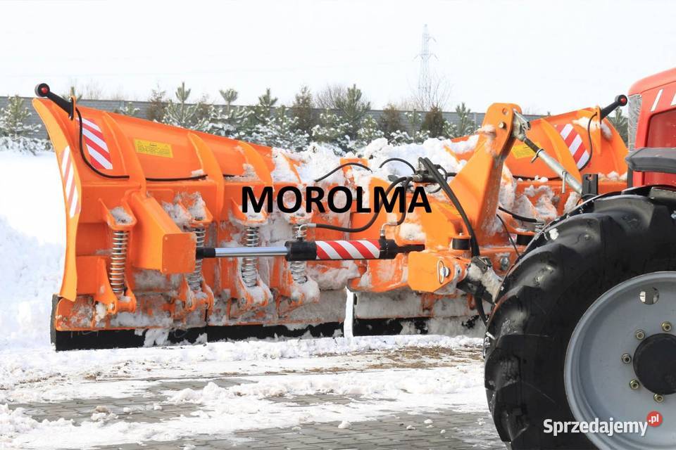 Pług śnieżny składany do śniegu strzałka Warszawa