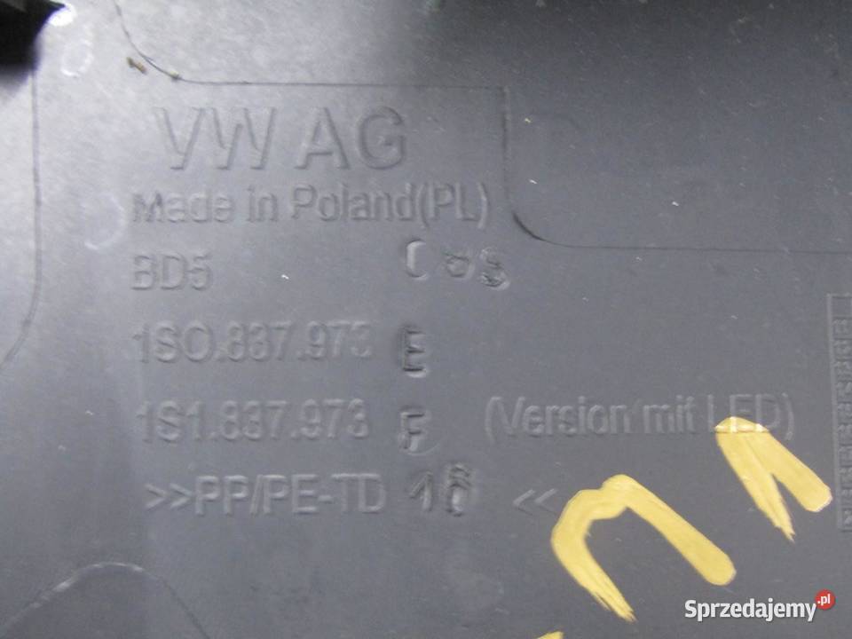 OBUDOWA LEWA OSŁONA LUSTERKA LEWEGO VW UP lubelskie sprzedam