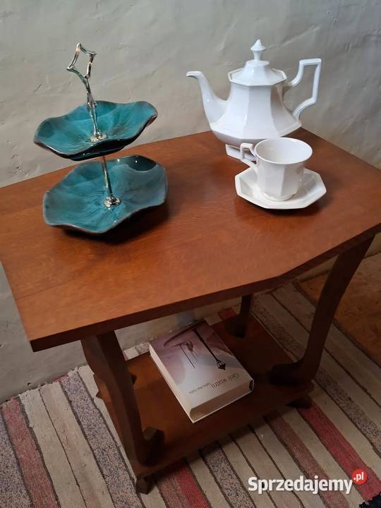 Drewniany stolik art deco Meble Kielce sprzedam