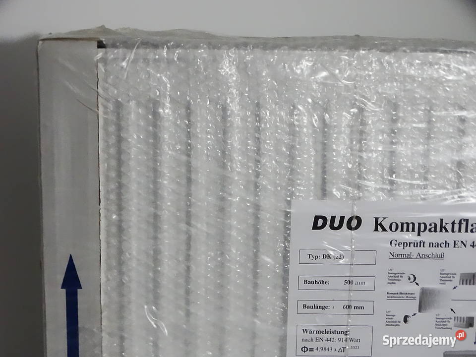 Grzejnik kompaktowy płaski DUO Typ DK 22 500 mm Biłgoraj
