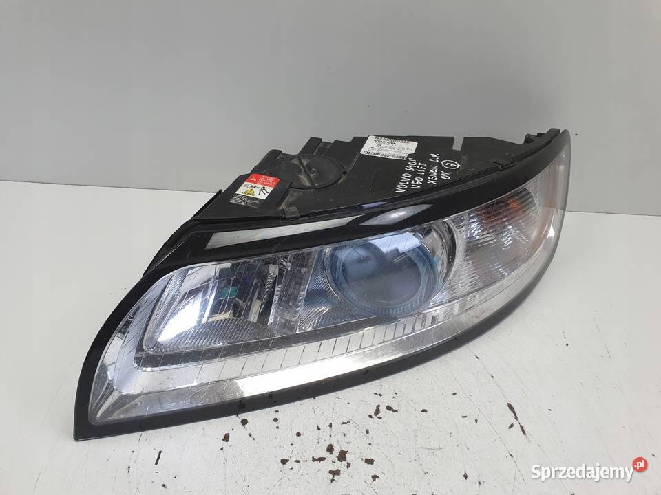 Volvo S40 II V50 LIFT XENON PRZEDNIA LAMPA LEWA Lampy przednie lubelskie Janów