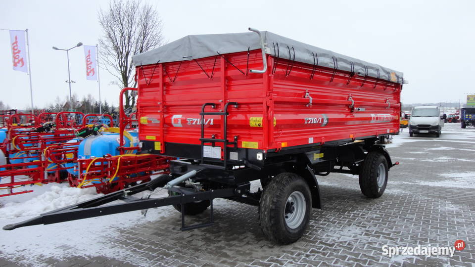 Przyczepa Metal Fach 6 ton T7101 ew 8 10 12 14t wielkopolskie Jarocin