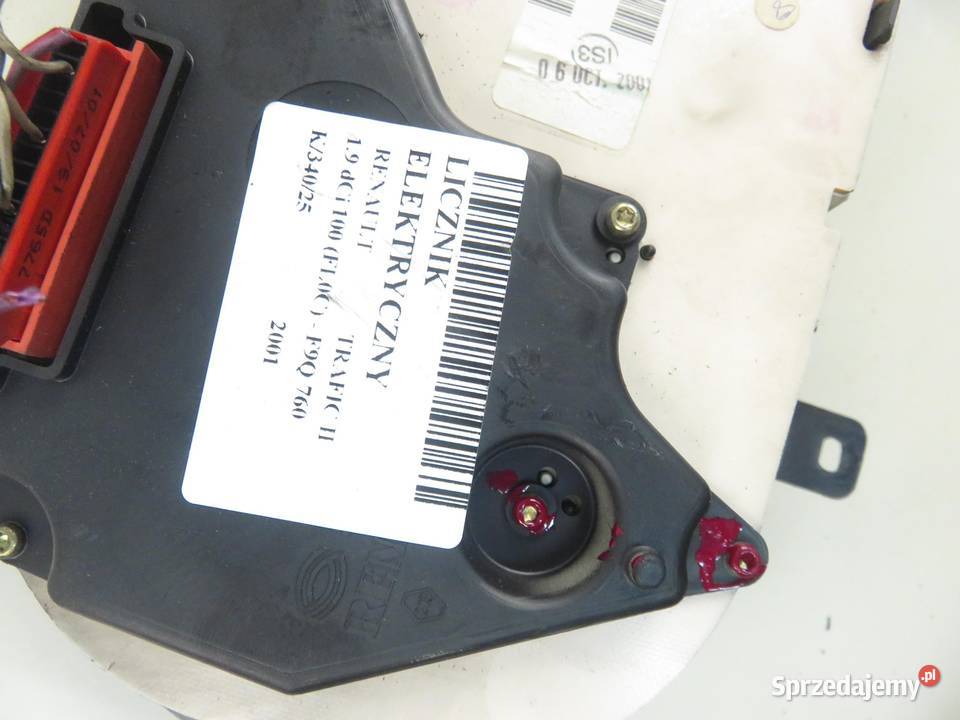 LICZNIK RENAULT TRAFIC II 19 dCi 100 F9Q 760 osobowe