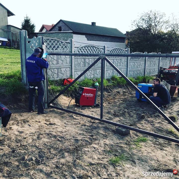 Brama furtka bramka przęsło dzwi zagroda Dom i Ogród Olkusz