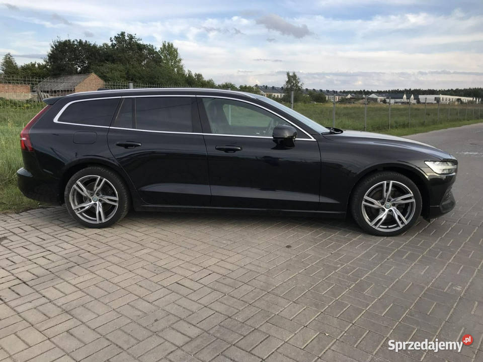 Volvo V60 Volvo V60 20d Bezwypadkowy Serwisowany czarny mazowieckie Lesznowola