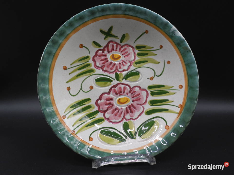 Ceramiczny talerz Claudio Bernini Porcelana i szkło Raszków