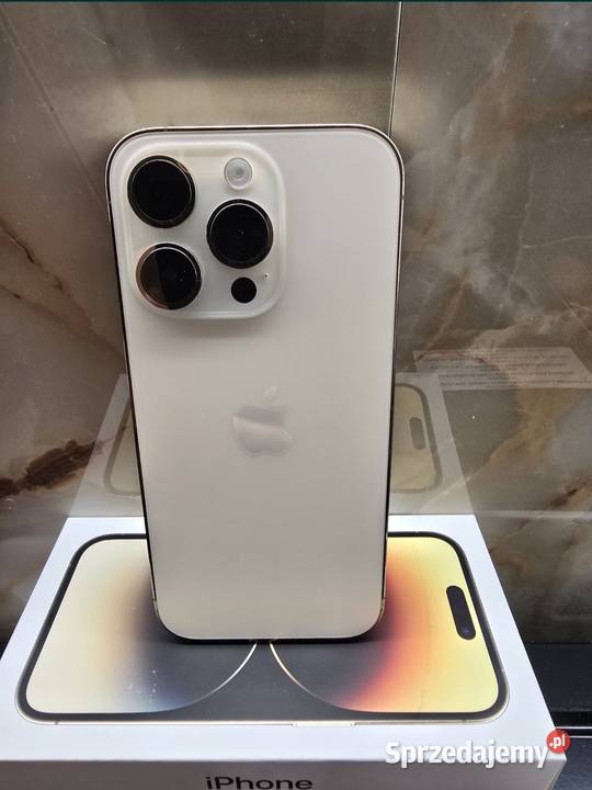 iPhone 14 Pro 256GB Złoty Okazja Bateria 81 Stan Prudnik