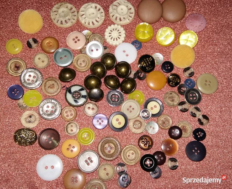 Guziki małeśrednie duże różne Łódź