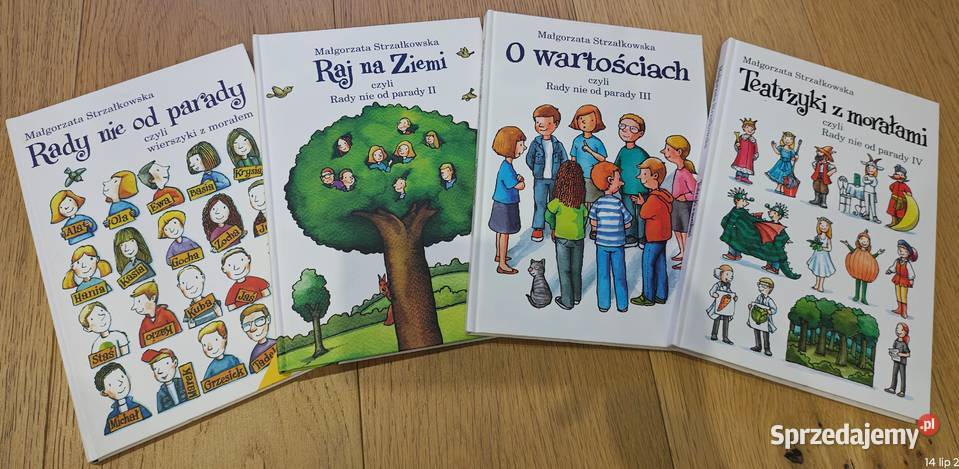 Książki dzieci z morałem x 4 kujawsko-pomorskie