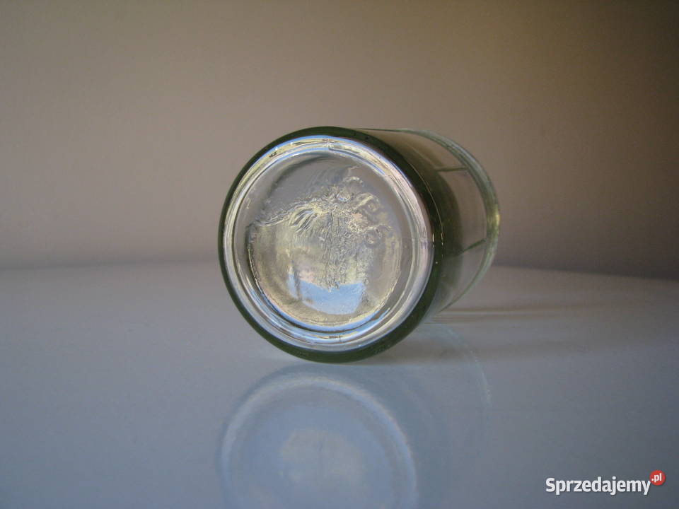 Szklanka musztardówka wspomnienie PRL Brzegi