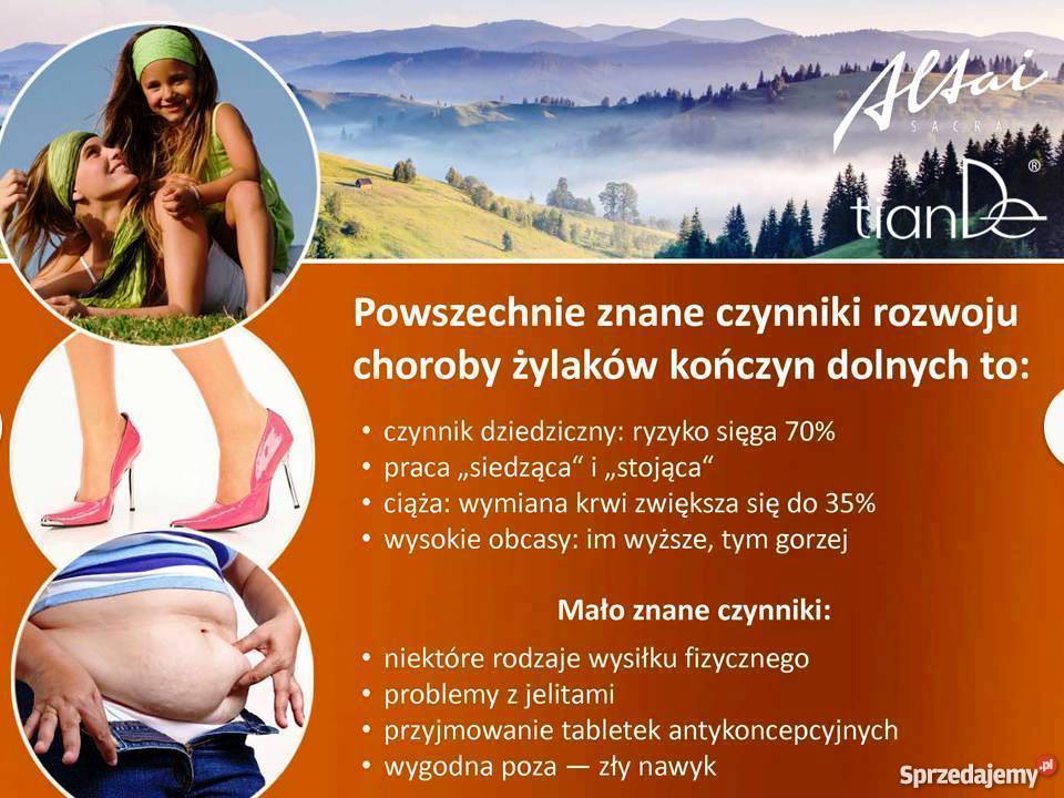 Ziołowy żel do nóg na żylaki Slaviton TianDe Kołobrzeg