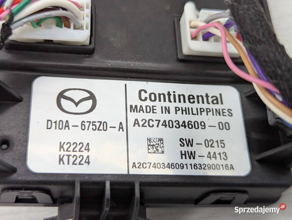 MODUŁ STEROWNIK BSI MAZDA CX3 CX3 A2C74034609 Białystok