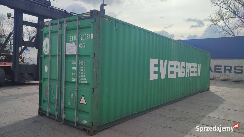 SPRZEDAM UŻYWANE Kontenery morskie 40HC CW 12 Łowicz