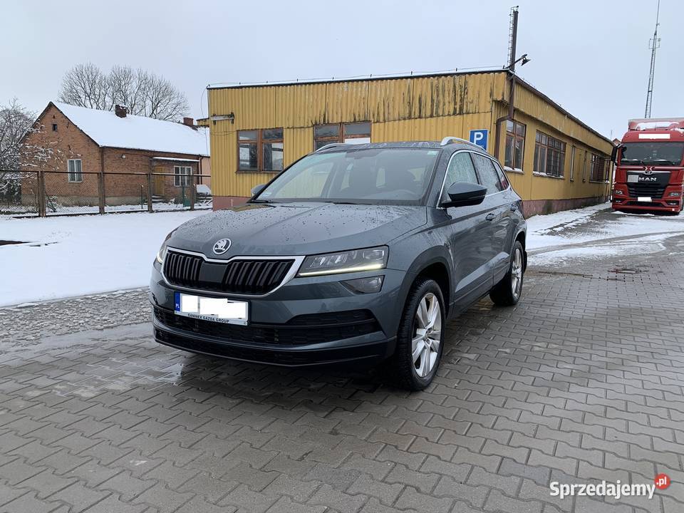 Skoda Karoq FAKTURA VAT 23 20 TDI 4x4 DSG SALON elektrochrom. lusterko wst.