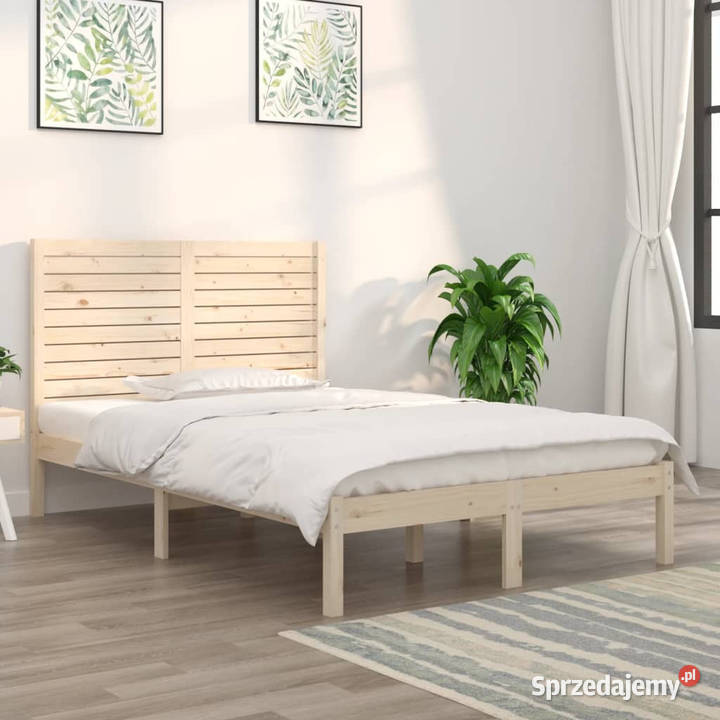 Rama łóżka lite drewno podwójna 120x190 Warszawa