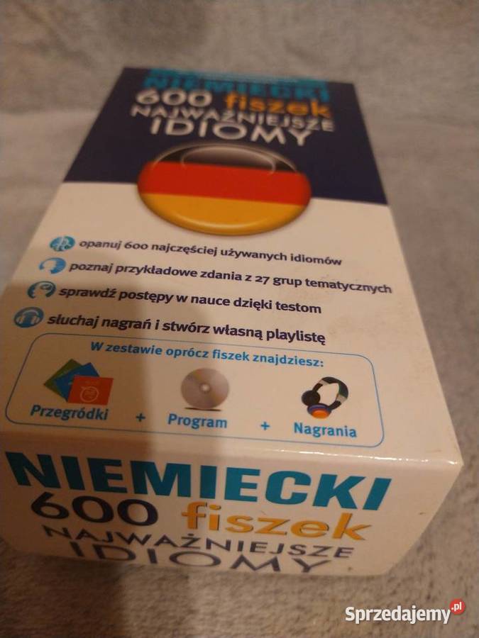 Fiszki i Idiomy niemiecki średnio zaawansowanych Oborniki Śląskie