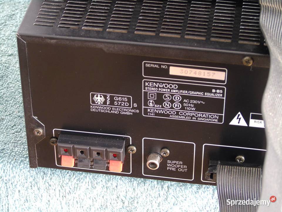 Wzmacniacz radio i korektor graficzny Kenwoo Jasło