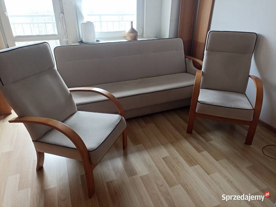 Tapczan i dwa fotele śląskie Świętochłowice