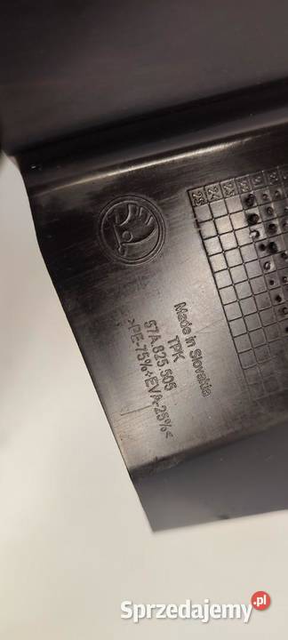 SKODA KAROQ OSŁONA PODOZIA TYŁ 57A825505