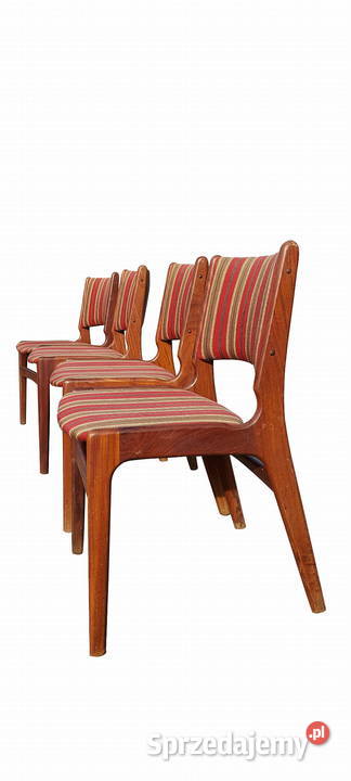 DUŃSKIE KRZESŁA LATA 60 KOMPLET Meble Szczecin