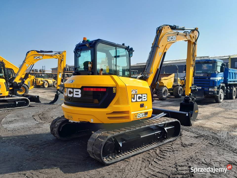 JCB 86C2 2021R KOPARKA GĄSIENICOWA8 TON KUBOTA Krotoszyn