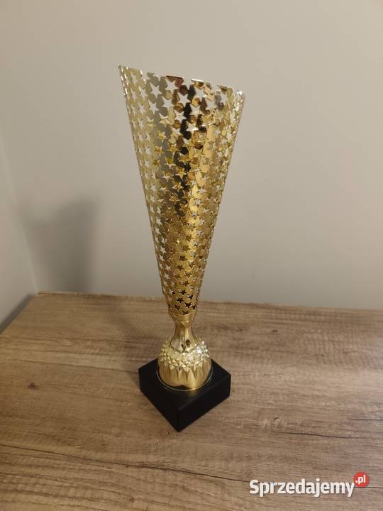 Puchar metalowy złoty Ever 4175 trofeum Rzeszów sprzedam
