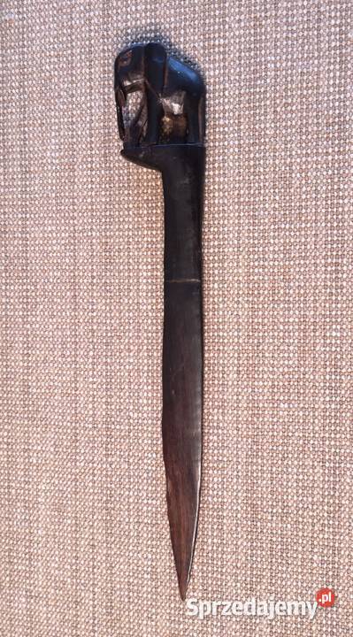 Stary drewniany nóż do rozcinania listów Katowice