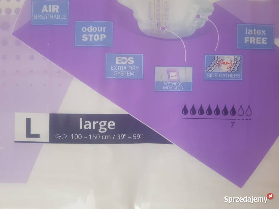 Pieluchomajtki dorosłych Seni rozmiar L mazowieckie Warszawa