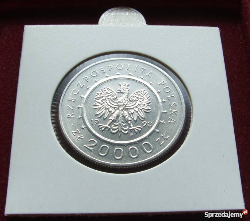 MONETA 20000 ZAMEK W ŁAŃCUCIE 1993 POLSKA ZESTAW śląskie Katowice