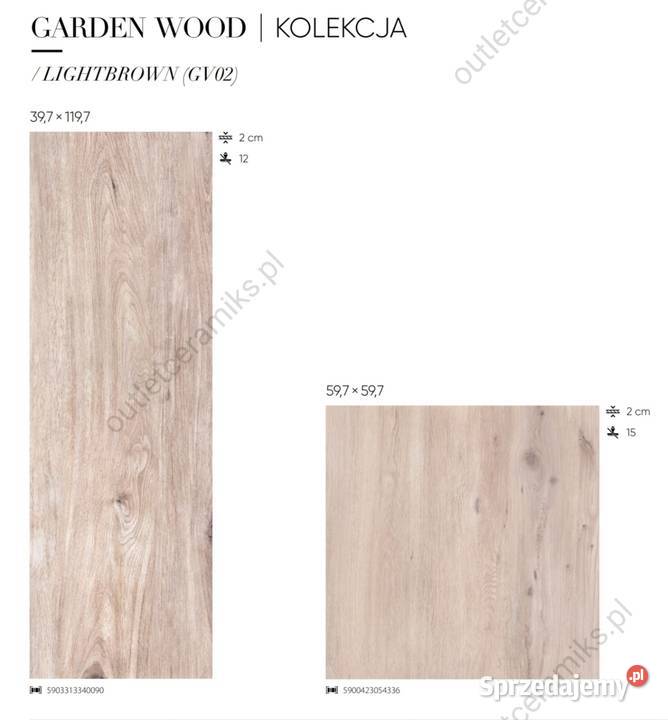 Tarasowe płytki imitujące deski 2 120x40 gat2 Płytki i fugi