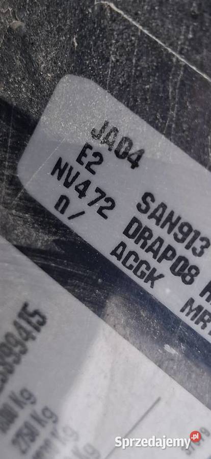 Części Scenic 1 FL 16 16v NV472 silnik skrzynia Hańsk-Kolonia