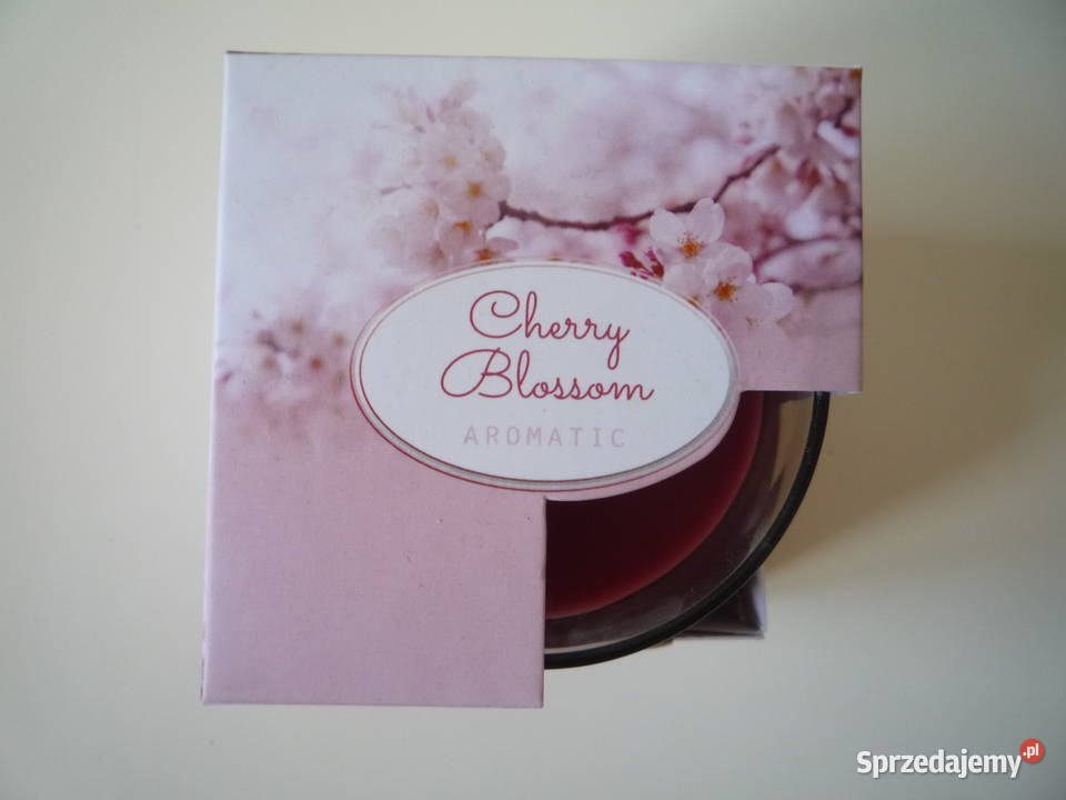 Nowa Świeca zapachowa w słoiku Cherry Blossom Szczecin