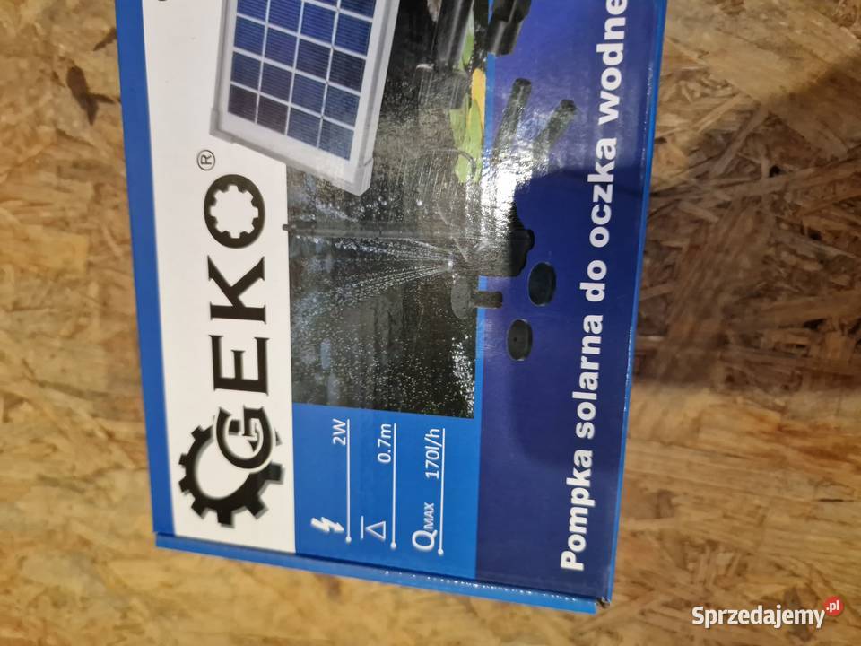 Pompka solarna do oczka wodnego 2W 10 Kod wielkopolskie Głogowa