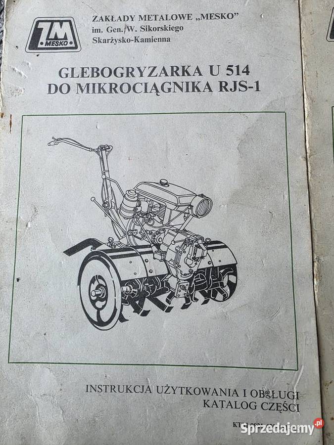 Mikrociągnik RJS1 z osprzętem małopolskie Niepołomice sprzedam