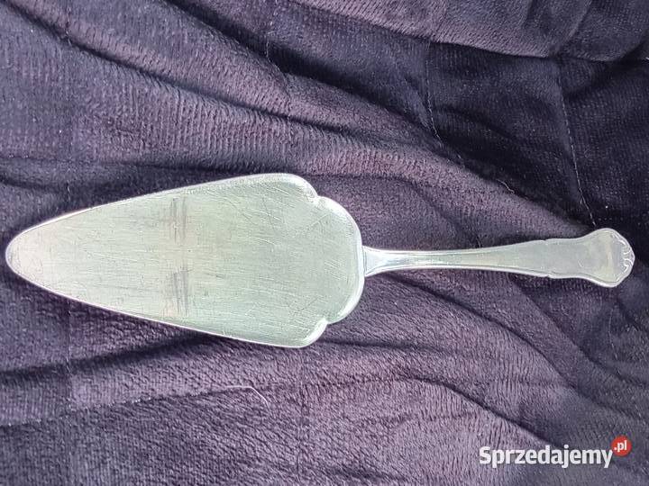 Stara posrebrzana łopatka do ciasta Świdnica