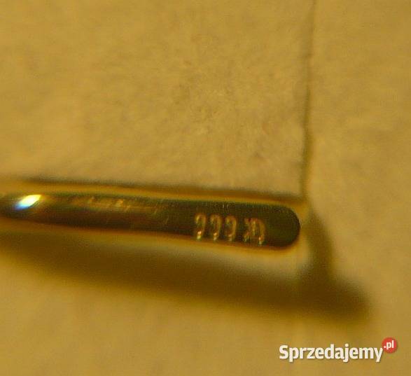 kolczyki złote pr 333 wiszące