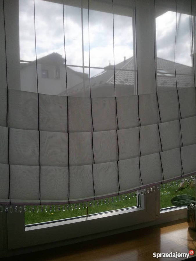 Firana roleta rzymska z koralikamiatrapa szer150 Radom sprzedam