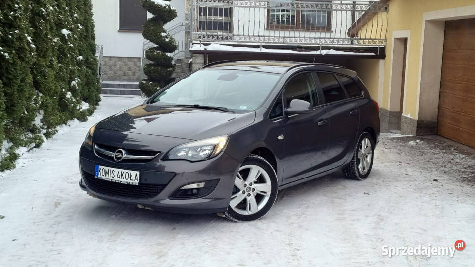 Opel Astra LIFT PółSkóry 14 Turbo GWARANCJA klimatyzacja Płońsk